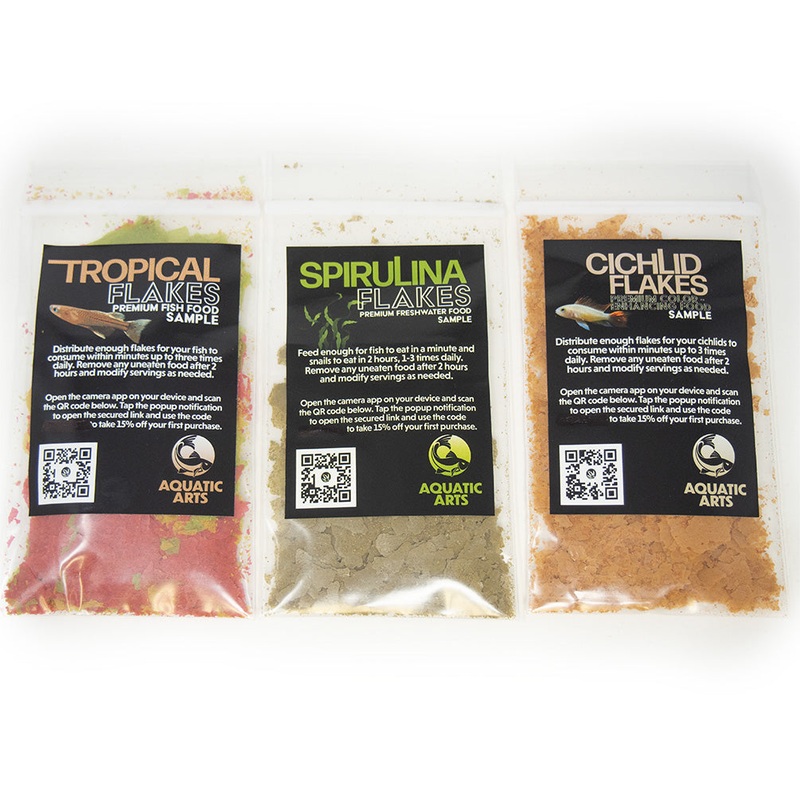 Aquatic Arts Starter Fish Food Pack