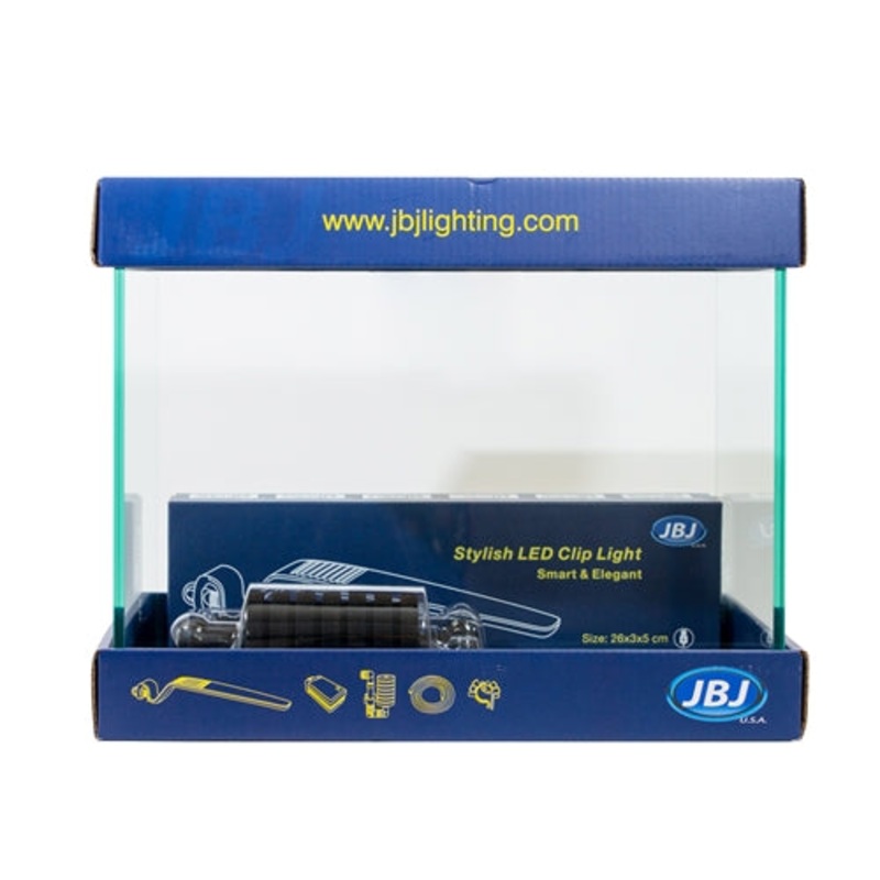 JBJ Aquarium - 4 Gallon Nano Cube Rimless Shrimp Tank Kit