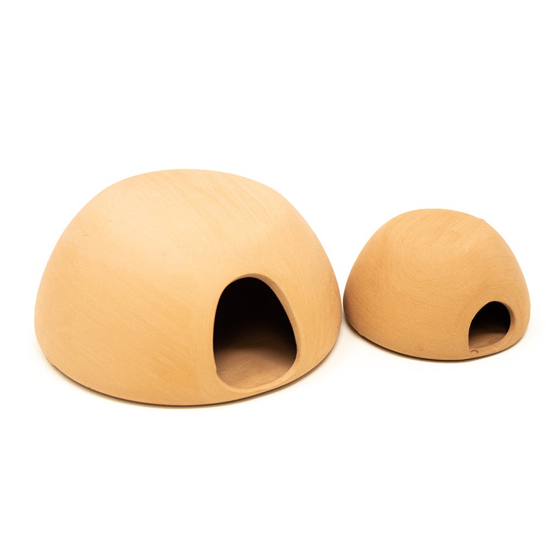 Ceramic Dwarf Cichlid Breeding Hut