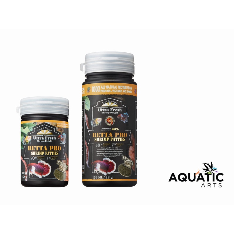 Ultra Fresh Betta Pro Shrimp Patties - Shrimp Delight