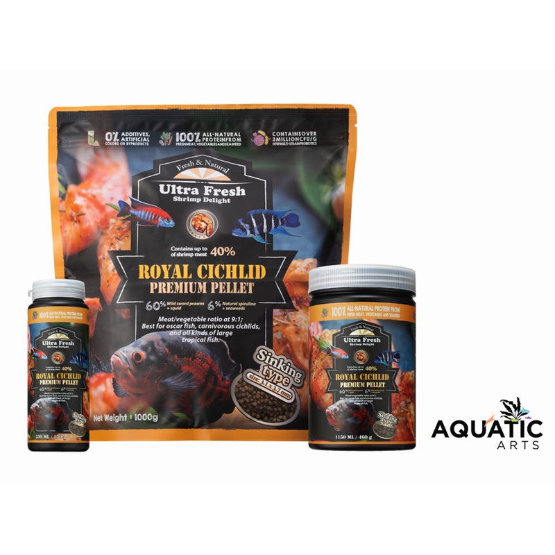 Ultra Fresh Royal Cichlid Premium Pellet - Shrimp Delight