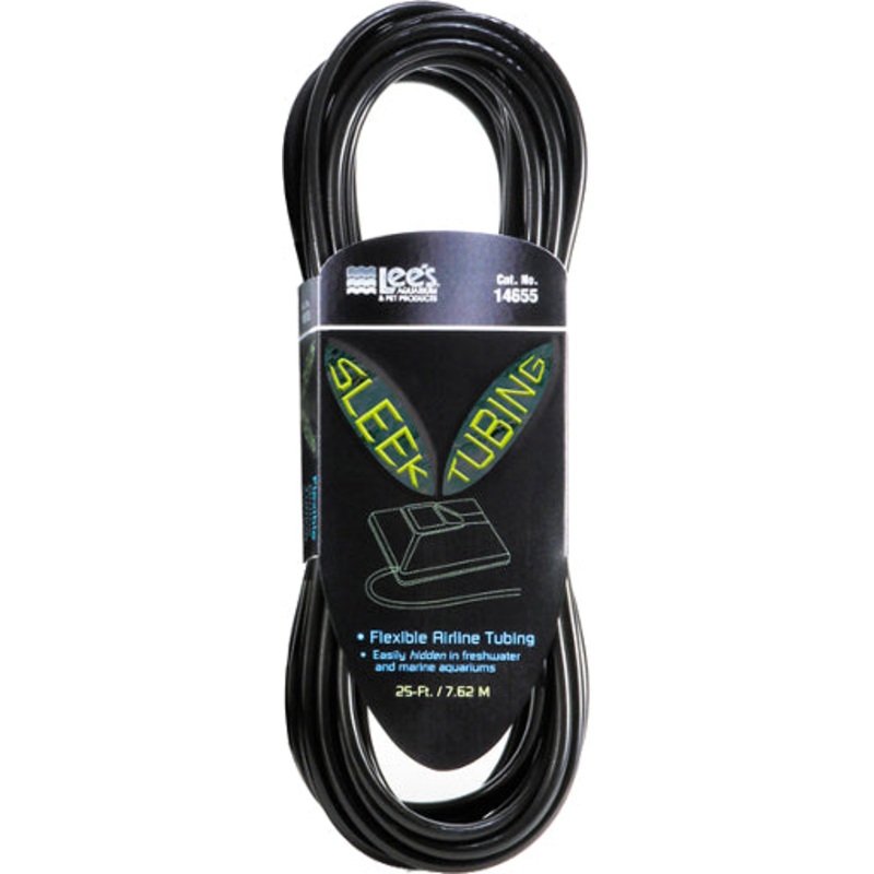 Sleek 1/4 inch Air Line Tubing - Black, 8ft