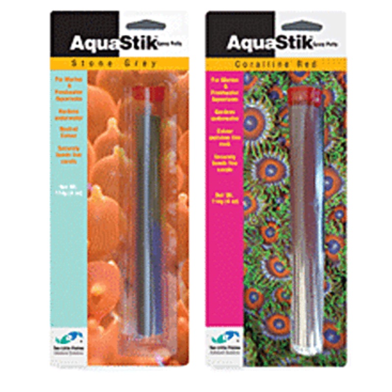Two Little Fishies AquaStik Underwater Epoxy Putty - Corallin Red