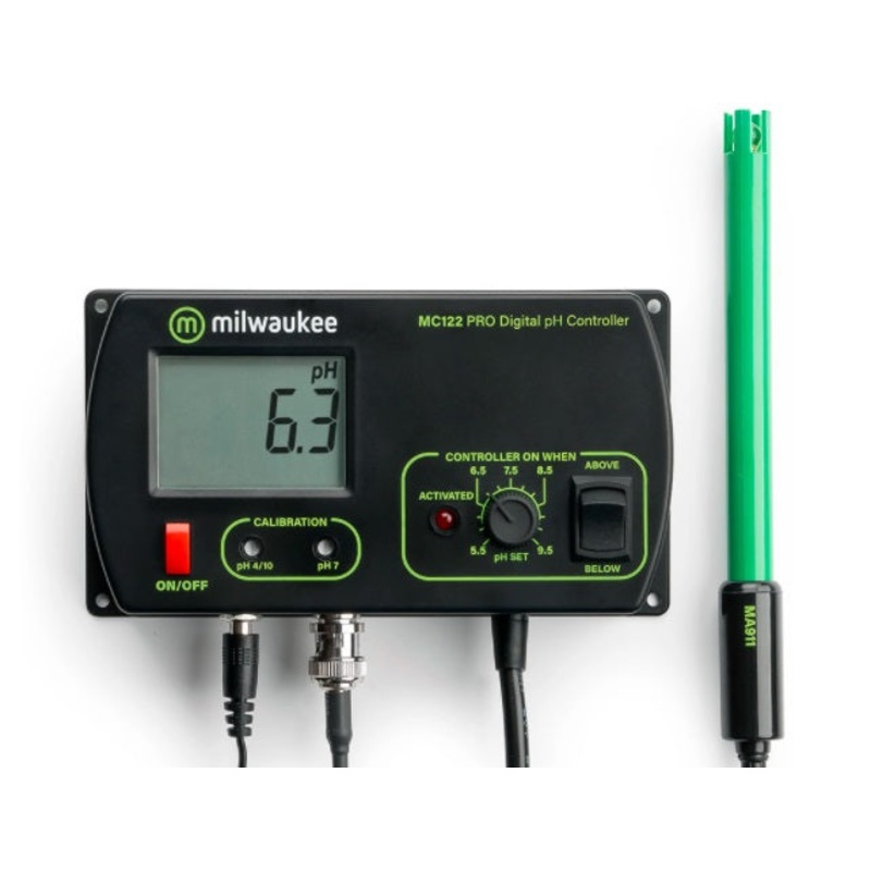 Milwaukee MC122 PRO pH Controller w/ PH Probe