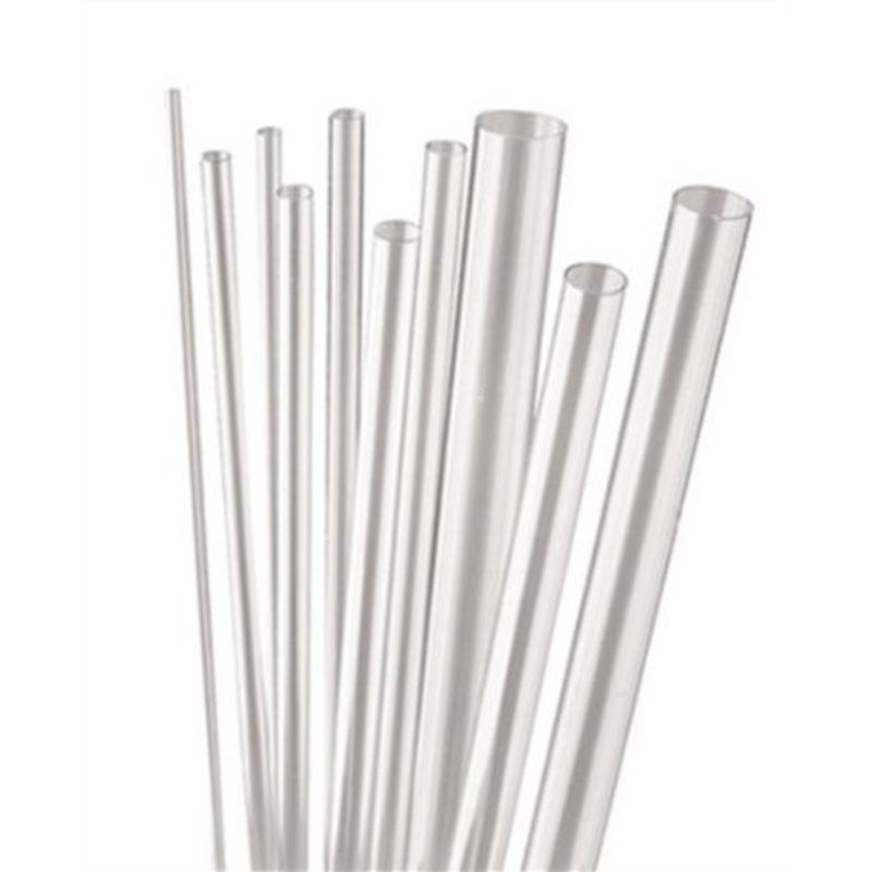 Rigid Aquarium Tubing FOR 1/4" air / dosing line -  3/16" X 12"