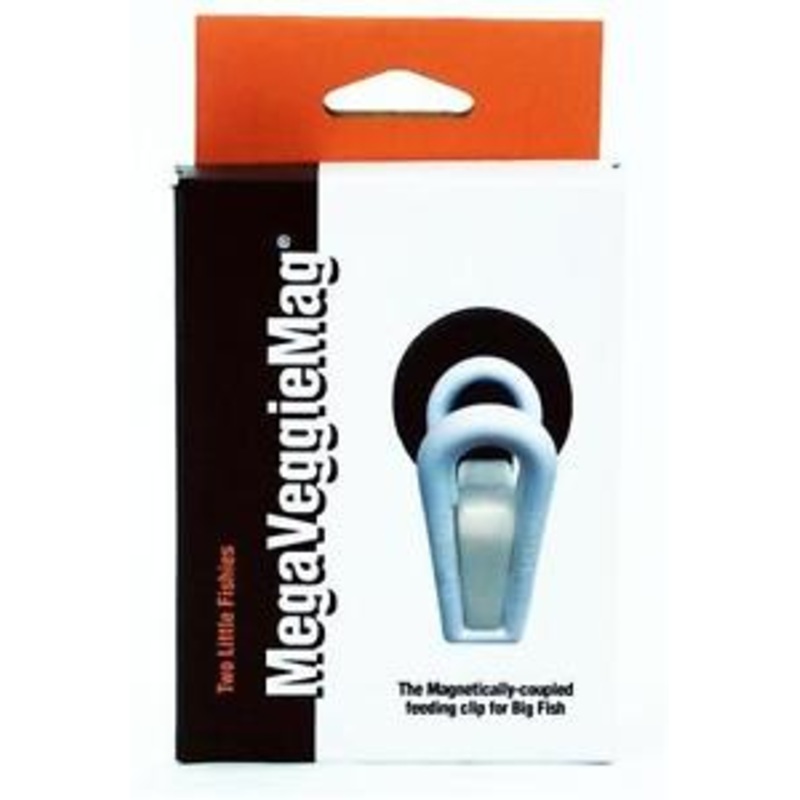 Two Little Fishies MEGA Veggie-Mag Feeding Clip Magnet - Up to 3/4" Glass