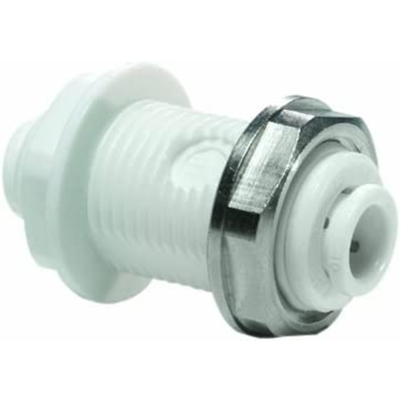 John Guest 1/4 Quick Connect bulkhead - push fitting