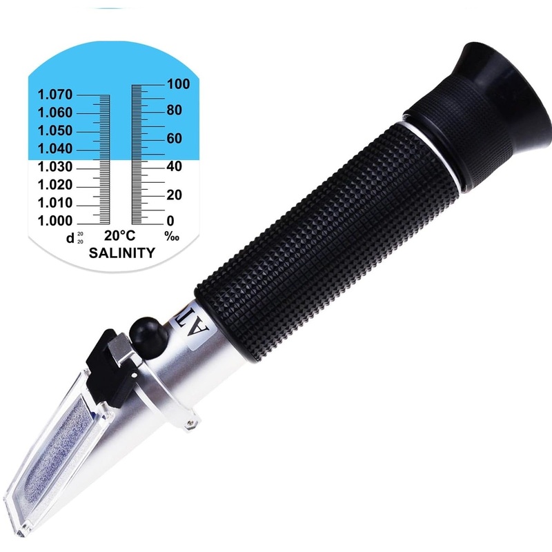 RS ATC Refractometer Salinity Tester - Automatic Temperature adjustment