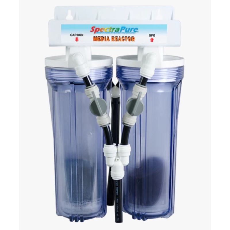 Spectrapure dual chamber media reactor